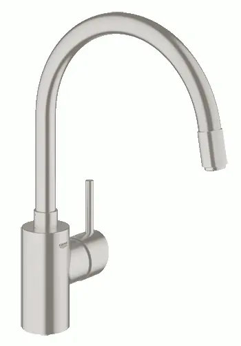 Grohe Concetto egykaros mosogató csaptelep kihúzható gyöngyöztetővel supersteel 32663 DC3 (32663DC3)Grohe Outlet