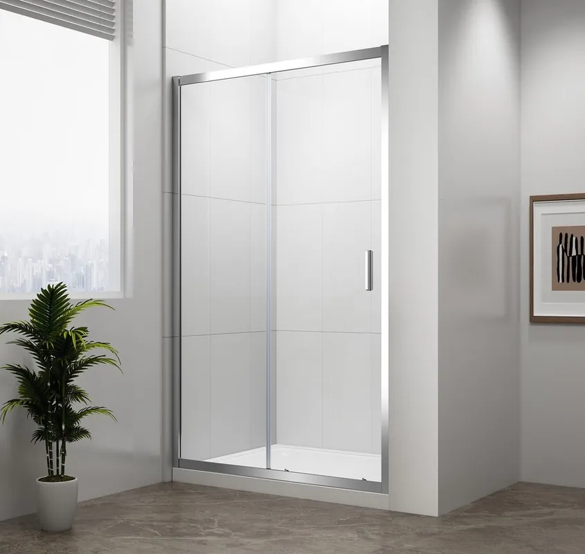 Vásárlói kedvenc Sapho POLYSAN EASY LINE 120 cm tolóajtó transzparent üveggel, króm EL1215Polysan