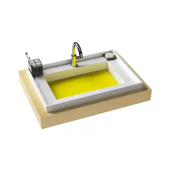 Legnépszerűbb Ravak BathGallery mosdóhoz dekor lap sárga X000000659Ravak