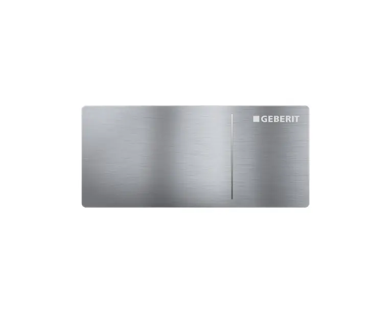 Bestseller Geberit Sigma70 szálcsiszolt rozsdamentes acél nyomólap kétmennyiséges öblítés távvezérlő Sigma 8 cm 115.635.FW.1Geberit