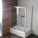 Azonnal elérhető Polysan DEEP 110x150 cm zuhanyajtó, eltolható (MD1115)Polysan