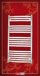 Szuper ajánlat Radeco AD7-600/EL D profilos íves típusú törölközőszárítós csőradiátor (1160 W, fehér, 1630x550 mm)Radeco