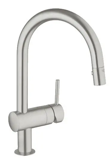 Grohe Minta egykaros mosogató csaptelep kihúzható zuhanyfejjel 32321 DC0 (32321DC0)Grohe Vedd meg online