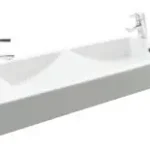 Kihagyhatatlan ajánlat Jika Pure 100x34,5 cm-es dupla mosdó H8144220001041 (8.1442.2.000.104.1)Jika