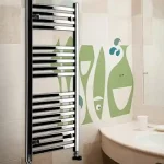 Szuper ajánlat Lazzarini Merano íves dizájn törölközőszárítós radiátor, króm 1150x600 mm (386281)Lazzarini
