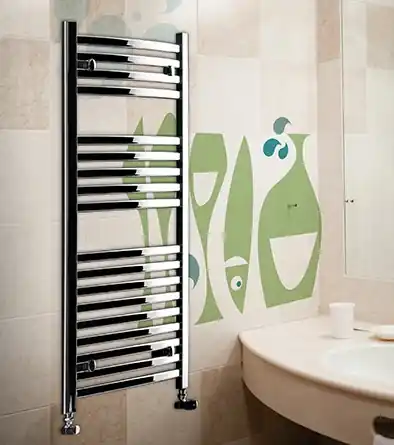 Lazzarini Merano íves dizájn törölközőszárítós radiátor, króm 1600x600 mm (386283)Lazzarini Biztonságos vásárlás