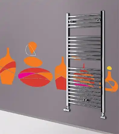 Lazzarini Sanremo íves törölközőszárítós radiátor, króm 1420x500 mm (386529)Lazzarini Expressz szállítás