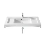 Outlet Roca Stratum 90x50 cm-es fali vagy bútorra ültethető mosdó A327632000Roca