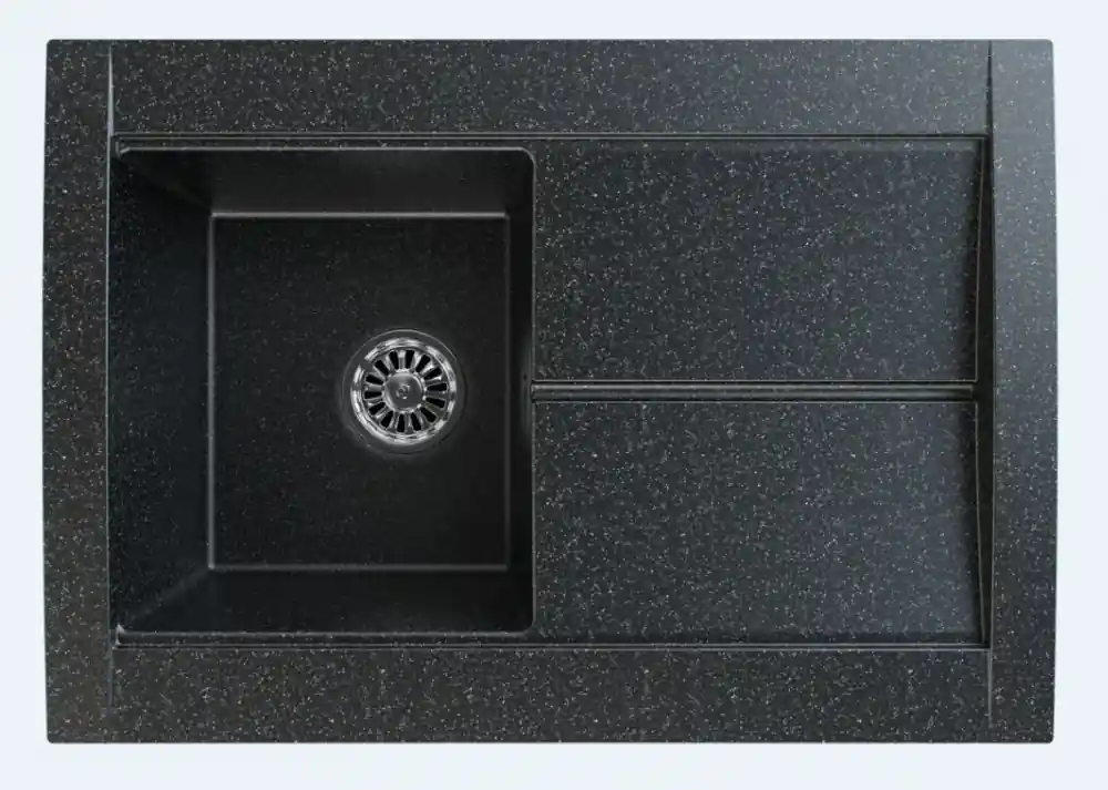 Gorenje KVE76.10 Siligor gránit mosogató, fekete-szemcsés (748116)Gorenje Exkluzív ajánlat