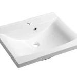 Sapho LUCIOLA 60x45cm öntöttmárvány mosdó, fehér 50062Sapho Expressz kézbesítés