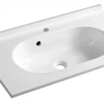 Sapho PULSE 75x45cm balos öntöttmárvány mosdó, fehér BM752Sapho Árcsökkenés