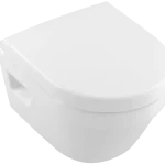 Bestseller Villeroy & Boch Architectura falra szerelhető compact wc ülőkével, perem nélküli DirectFlush, kombipack 4687 HR 01 (4687HR01)Villeroy & Boch