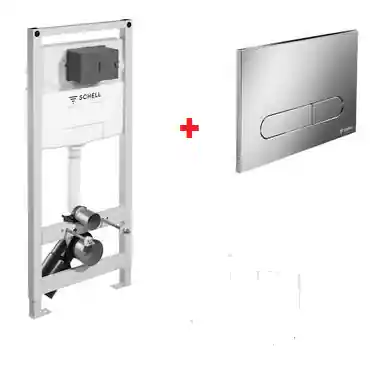Schell Montus C 120 falba építhető szerelőelem, fehér nyomólappal 030560099 + 030681599Schell Különleges ajánlat