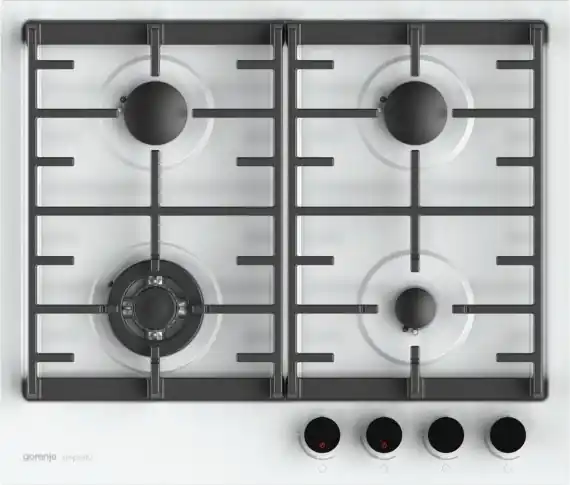 Korlátozott ajánlat Gorenje Simplicity beépíthető gáz főzőlap fehér GKTG6SY2WGorenje