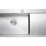 Ajánlat Sapho KIVA mosogatótálca, inox, 86x41x22 cm, balos kivitel (KI8641L)Sapho