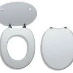 Vedd meg online Ferro (Novaservis) Prestige Fehér MDF WC ülőke Krómozott réz rögzítőelemekkel WC/BILAMDFFerro