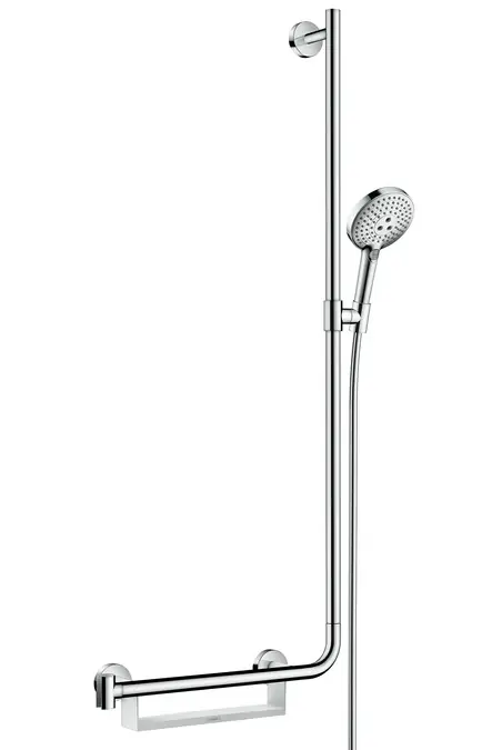Hansgrohe Raindance Select S 120 EcoSmart 9 l/perc / Unica Comfort zuhanyszett 1,10m króm/fehér 26327 400 (26327400)Hansgrohe Utolsó esély