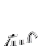 Kihagyhatatlan ajánlat Hansgrohe AXOR Starck 4 lyukú kádperemre szerelhető csaptelep termosztáttal 10461000Axor