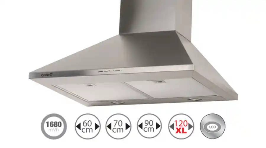 Exkluzív ajánlat Cata BETA 900/D LED fali páraelszívó 90 cm, inox, 02051303Cata