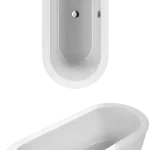 Villeroy & Boch Loop & Friends, Duo, 180x80 cm szabadonálló fürdőkád UBA180LFO7PDV-01Villeroy & Boch Alacsony ár