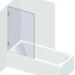 Kiárusítás Varioglass Globus 601 70x150 cm-es kádparaván (70x150 cm, bronz üveg)Varioglass