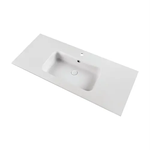 Gyors szállítás Marmy CALVIN 120x51 cm beépíthető öntött márvány mosdó 80 6858 12 11 10Marmy
