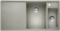 BLANCO AXIA III XL 6 S Silgranit mosogató jobboldali főmedencével üveg vágólappal, gyöngyszürke 522150Blanco Újdonság