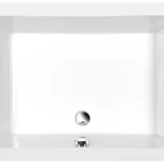 Sapho POLYSAN DEEP 110x75 cm szögletes mély zuhanytálca, fehér 72883Polysan Prémium