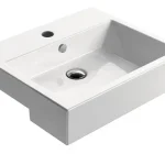 Alacsony ár Sapho GSI KUBE 55x47 cm félig besüllyeszthető mosdó 8934111Sapho