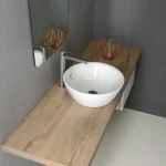 Kedvezmény Sapho GSI SAND Ø 40 cm pultra szerelhető mosdó 902811Sapho