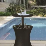 Vásárlói kedvenc Curver Cool Bar kerti italtartó asztal, Szín: AntracitCurver
