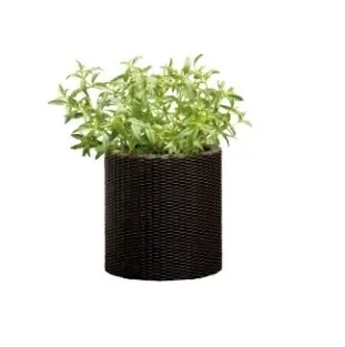 Curver Medium Cylinder Planter virágtartó, Szín: Whiskey barnaCurver Kedvezményes ár