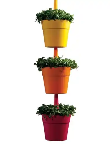 Azonnal elérhető Curver Rainbow Planter virágtartó szett, Válasszon egy színt: Meleg színekCurver