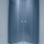 Leziter Vital íves zuhanykabin /sötét szürke üveggel, Zuhanykabin méret: 90x90 cm, Zuhanytálca: Zuhanytálca nélkülLeziter Akciós ár