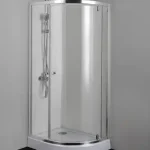 Sanotechnik íves aszimmetrikus zuhanykabin zuhanytálcával T790C+P79LSanotechnik Különleges ajánlat