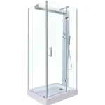 Kerra Duet hidromasszázs sarok kabin, 100x80 cm-es méretben, Clear GlassKerra Vedd meg most