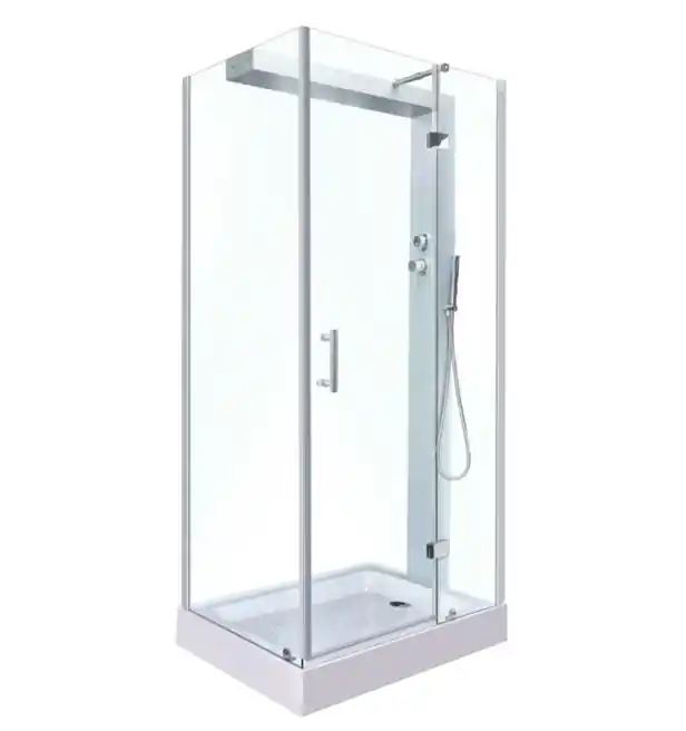 Kerra Duet hidromasszázs sarok kabin, 100x80 cm-es méretben, Clear GlassKerra Vedd meg most