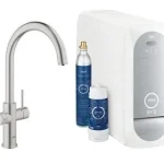 Olcsó Grohe Blue Home C-kifolyóval, supersteel 31455 DC0 (31455DC0)Grohe