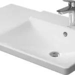 Ne maradj le Duravit P3 Comforts 85x49,5 cm bútorral aláépíthető aszimmetrikus mosdó 2334850000Duravit
