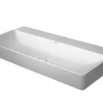 Duravit DuraSquare 100x47 cm mosdó csaplyuk nélkül, csiszolt 2353100079Duravit Vásárlói kedvenc