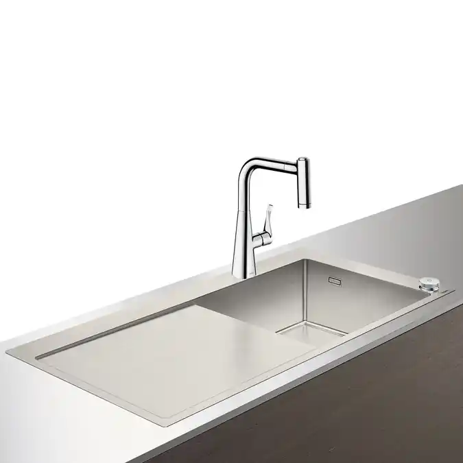 Hansgrohe C71-F450-02 Select mosogató-csaptelep kombináció 450; 43208000Hansgrohe Alacsony ár