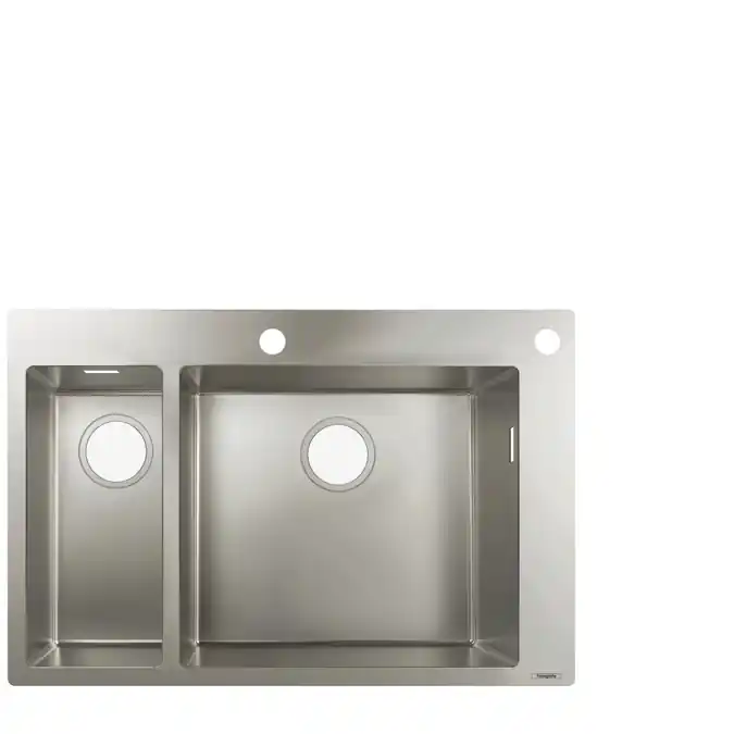 Végkiárusítás Hansgrohe S712-F655 beépített mosogató 180x450; 43310800Hansgrohe