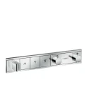 Alacsony ár Hansgrohe RainSelect zuhanycsaptelep színkészlet 3 fogyasztóhoz, falsík alatti szereléshez, króm 15356000Hansgrohe