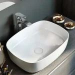 Olcsó Roca Inspira SOFT 50x37 cm pultra ültethető FINECERAMIC mosdó fehér A327500000Roca