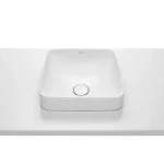Olcsóbb Roca Inspira SQUARE 37x37 cm pultba építhető FINECERAMIC mosdó A32753R000Roca