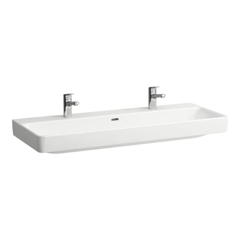 Akciós ár Laufen Pro S 120x46 cm mosdó két csaplyukkal H8149650001071 (8.1496.5.000.107.1)Laufen