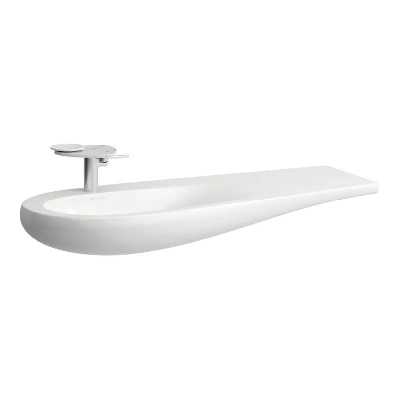 Olcsóbb Laufen ILBAGNOALESSI ONE 120x50 mosdó fehér LCC felülettel H8149734001041Laufen