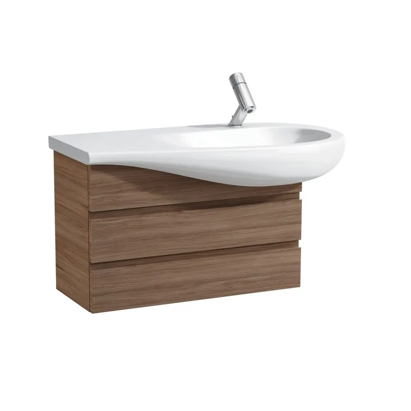 Végkiárusítás Laufen ILBAGNOALESSI ONE 90x50 mosdó fehér LCC felülettel H8149764001041Laufen