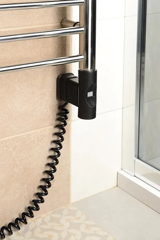 Sapho elektromos termosztátos fűtőpatron radiátorhoz, távirányítóval, 300W, kerek, antracit (HVO-300A)Sapho Korlátozott ajánlat