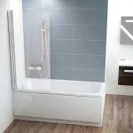 Exkluzív ajánlat Ravak CVS1 kádparaván 80x150 cm balos (fényes alumínium + transparent) 7QL40C00Z1Ravak